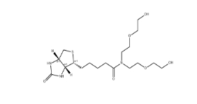 2100306-75-8        N-(Biotin)-N-bis(PEG1-alcohol)	   N-(生物素)-N-双(单乙二醇-乙醇)	