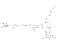 2353409-55-7        Dde TAMRA生物素炔烃	         Dde Biotin-PEG4-TAMRA-PEG4 Alkyne	