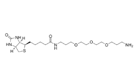 1374658-86-2；Biotin-PEG3-(CH2)3-NH2 TFA salt，Biotin-PEG3-C3-NH2；生物素-三聚乙二醇-亚甲基-氨基