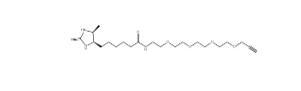 1951424-89-7；Desthiobiotin-PEG4-propargyl；脱硫生物素-四聚乙二醇-丙炔基	