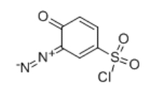 CAS号：36451-08-8，1,2-苯醌-2-二叠氮化物-4-磺酰氯，4-chlorosulfonyl-2-diazoniophenolate