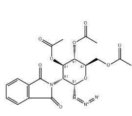 CAS号：102816-25-1，3,4,6-三-O-乙酰基-2-脱氧-2-邻苯二甲酰亚氨基-ALPHA-D-吡喃葡萄糖基叠氮化物，