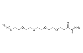 cas:2170240-96-5，Azido-PEG4-hydrazide HCl Salt，盐酸叠氮-四聚乙二醇-肼盐