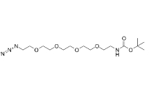 cas:940951-99-5，Azido-PEG4-NHBoc，叠氮-四聚乙二醇-叔丁氧羰基