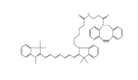 CAS号：2253710-45-9，CY7-二苯基环辛炔;二苯并环辛炔-CY7;CY7-二苯并环辛炔，DBCO-Cyanine7，