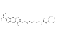 cas:2488174-19-0，Coumarin-PEG2-TCO，香豆素-二聚乙二醇-反式环辛烯