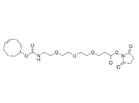 cas:2141981-88-4，TCO-PEG3-NHS ester，反式环辛烯-三聚乙二醇-羟基琥珀酰亚胺酯