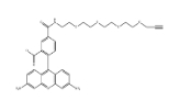Carboxyrhodamine 110-PEG4-alkyne，CAS号：2055103-66-5