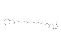 1613439-69-2，(4E)-TCO-PEG4-NHS ester； 反式环辛烯-四乙二醇-活性酯，