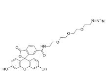 CAS号 412319-45-0, 6-FAM-PEG3-Azide, 6-荧光素-PEG3-叠氮化物