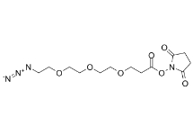 Azido-PEG3-NHS ester，cas:1245718-89-1，叠氮-三聚乙二醇-琥珀酰亚胺酯