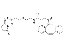 DBCO-PEG1-NHS ester，CAS:2228857-34-7，二苯基环辛炔-一聚乙二醇-琥珀酰亚胺酯