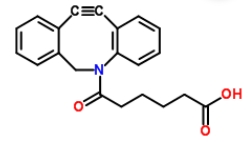 11,12-二脱氢-ε-氧代二苯并[b,f]氮杂环辛-5(6H)-己酸，DBCO-​C6-​acid，CAS号：1425485-72-8