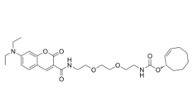 Coumarin-PEG2-TCO，cas:2488174-19-0，香豆素-二聚乙二醇-反式环辛烯