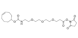 TCO-PEG3-NHS ester，CAS：2141981-88-4，反式环辛烯-三聚乙二醇-羟基琥珀酰亚胺酯