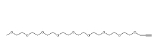 m-PEG8-O-alkyne，CAS号：880081-81-2 ，甲氧基-八聚乙二醇-炔基