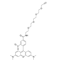 TAMRA-PEG4-Alkyne，CAS号：1225057-68-0， 四甲基罗丹明四聚乙二醇炔基