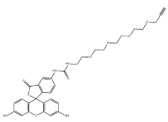 5-FITC-四聚乙二醇-炔基，5-FITC-PEG4-alkyne，CAS号：1927884-65-8