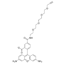 Carboxyrhodamine 110-PEG4-alkyne，CAS号：2055103-66-5