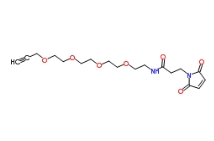 cas:1609651-90-2，Alkyne-PEG4-Maleimide，炔基-四聚乙二醇-马来酰亚胺