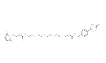 cas:1802908-02-6，Methyltetrazine-PEG4-Maleimide，甲基四嗪-四聚乙二醇-马来酰亚胺