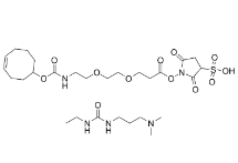 TCO-PEG2-Sulfo-NHS ester ，2353409-48-8 ，反式环辛烯-二聚乙二醇-磺基-活性酯