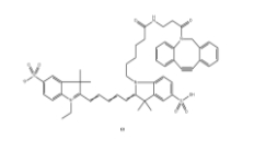 diSulfo-Cy5 DBCO(Methyl)，diSulfo-Cyanine5 DBCO(Methyl) ；cas:1394039-10-1； 二磺酸-Cy5-二苯并环辛炔(Methyl)