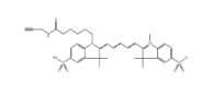 Sulfo-Cy5 alkyne，1617572-09-4，磺化Cy5 炔烃染料，Sulfo-Cyanine5 alkyne