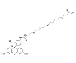 2183440-40-4，5-FITC-PEG5-COOH，Fluorescein-PEG5-acid，荧光素-五聚乙二醇-丙酸	