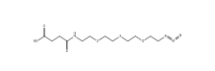 N3-PEG(3)-NH-Suc，1202400-17-6，琥珀酰-N-酰氨基-PEG 3-叠氮