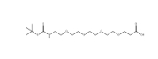 Boc-NH-PEG4-CH2CH2COOH ，CAS:756525-91-4，15-(Boc-氨基)-4,7,10,13-四氧杂十五烷酸