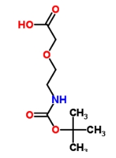 cas:142929-49-5，BocNH-PEG1-CH2COOH  ，Boc-5-氨基-3-氧杂戊酸