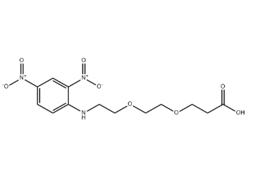 CAS：1353011-89-8 ，DNP-PEG2-COOH，2,4-二硝基苯胺-二聚乙二醇-丙酸