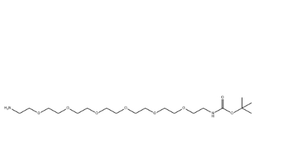Amine-PEG6-NH-Boc，1091627-77-8，氨基-六聚乙二醇-叔丁氧羰基