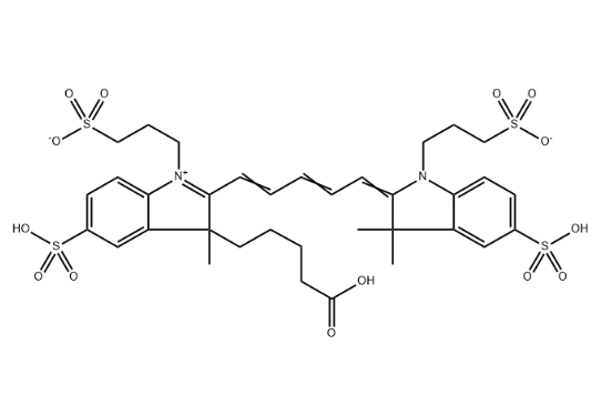 Alexa Fluor 647 Acid，水溶性荧光标记染料，2090339-69-6