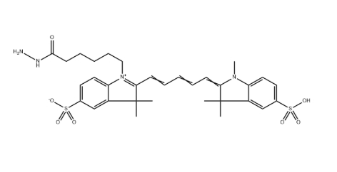 CAS：2055138-61-7，水溶 Cy5-hydrazide