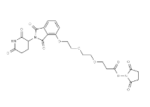 2639395-34-7，Thalidomide-O-PEG2-NHS ester