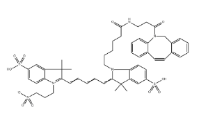 triSulfo-Cy5 DBCO，1564286-24-3