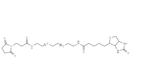Biotin PEG11 amido Maleimide，1334172-60-9