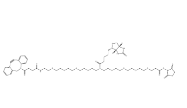 2353409-72-8，N-(DBCO-PEG4)-N-Biotin-PEG4-NHS