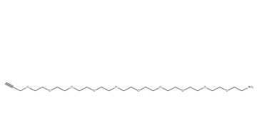 Propargyl PEG10 amine，2112737-25-2