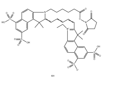 Sulfo Cyanine5.5 NHS，910482-46-1(ethyl)