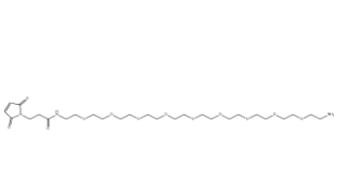 Mal-amido-PEG9-amine TFA salt，2182602-22-6